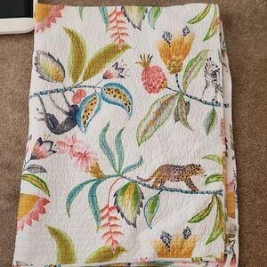 Twin Cotton Quilt Set Tropical Jungle